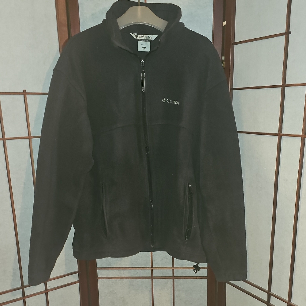 Columbia Black Full-Zip Fleece Jacket